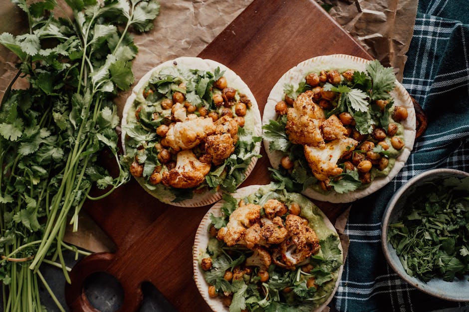 Harissa Chickpea Cauliflower Bowl