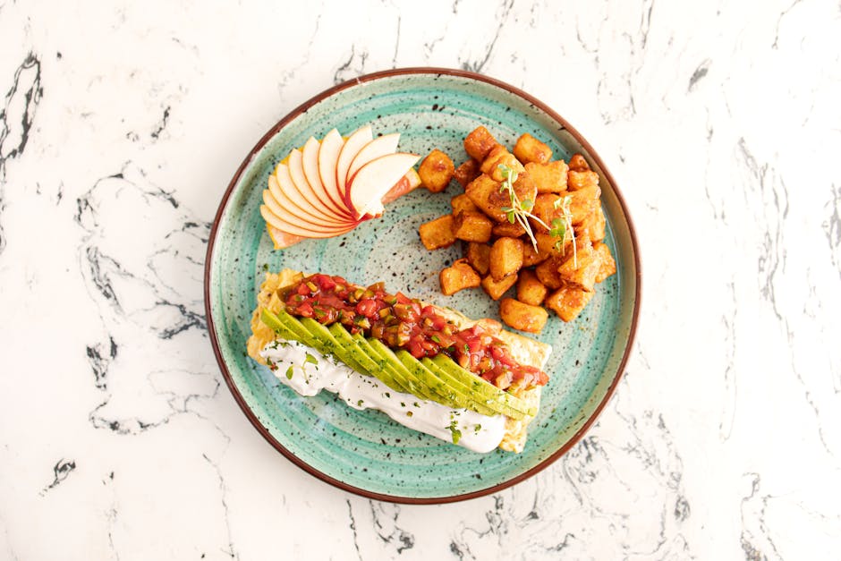 Veggie Scramble with Salsa